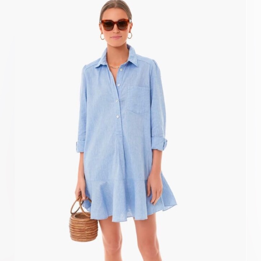 TUCKERNUCK Chambray Callahan Shirt Dress NWT Size XXXL